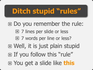 Death By Power Point