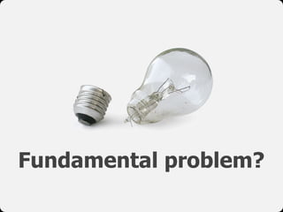 Fundamental problem?
 