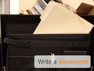 Write a document
 