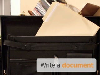 Write a document
 