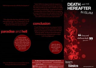 Death & the Hereafter in Islam
