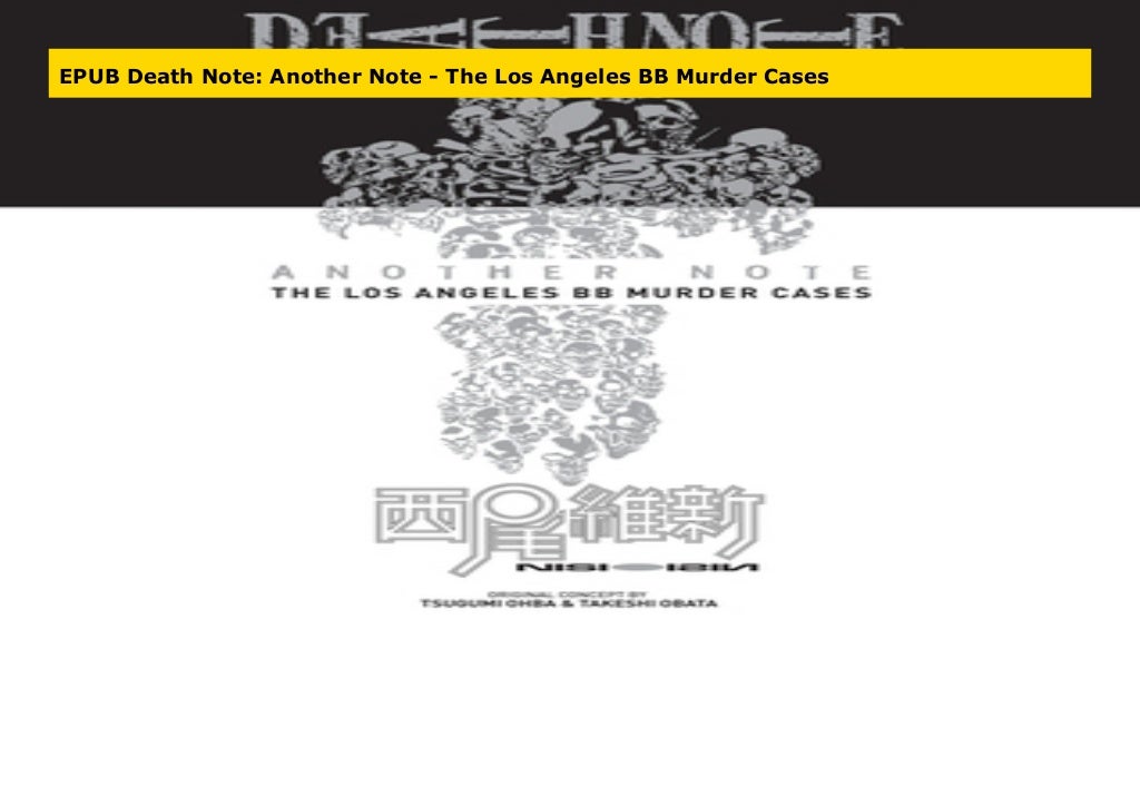 EPUB Death Note Another Note The Los Angeles BB Murder Cases