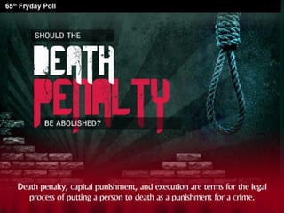 Should The Death Penalty Be Abolished? - Facts and Infographic 