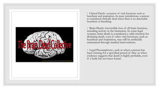 Death and Dying Slides for Medico Legal Subject | PPTX
