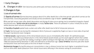 Modeling Skin Death Comprehensive Overview of Death, Thanatology, and Postmortem Changes in ...