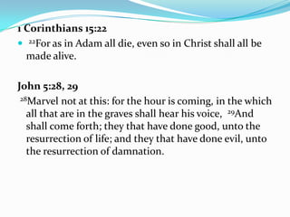 Biblical Concepts: Death and Resurrection | PPTX