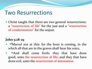 Biblical Concepts: Death and Resurrection | PPTX