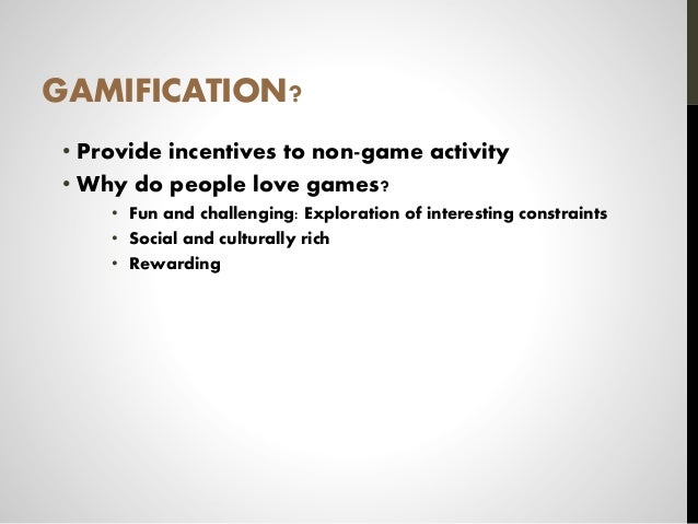 Death by chocolate-covered broccoli: A case where gamification killed gaming practice Slide 2