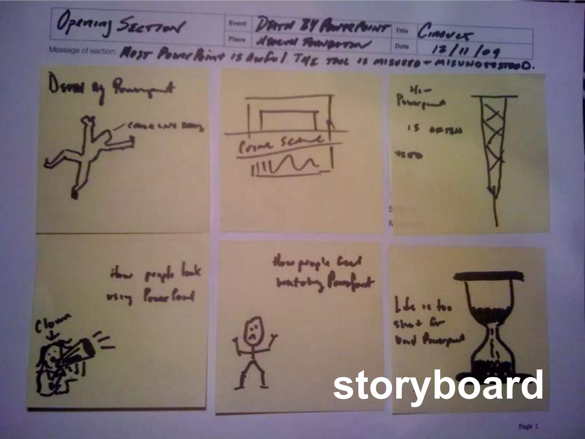 storyboard