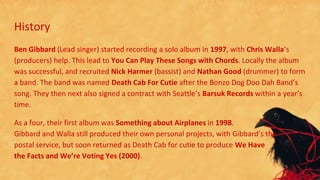 Death Cab for Cutie Summer 2011 ポスター