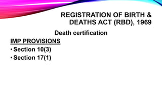 Death Certification.pptx. MCCD ICD FORMS | PPTX