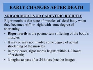 Death & changes after death | PDF