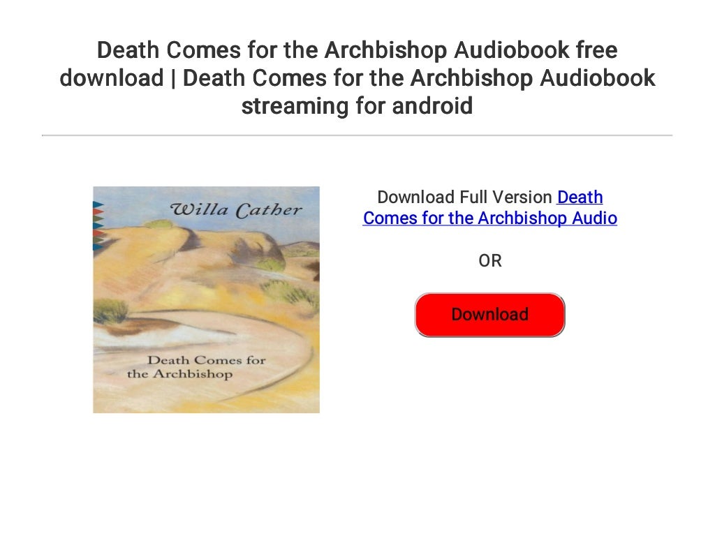 death comes for the archbishop death comes for the archbishop