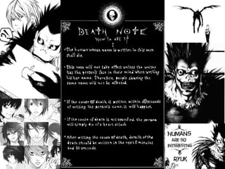 Death Note | PPTX