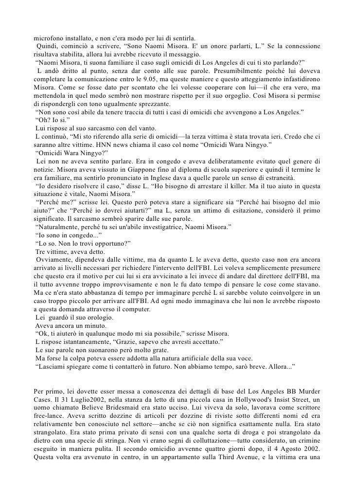 Death Note Another Note The Los Angeles