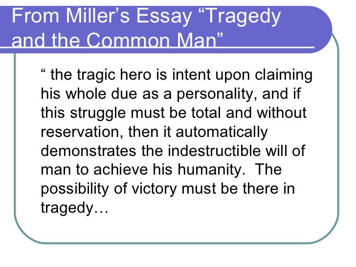 Essay on Tragedy