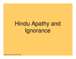 Death Of Hinduism