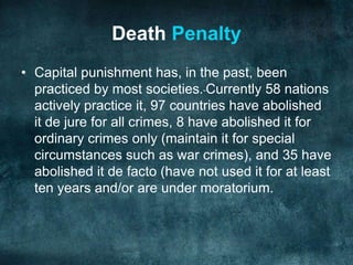 benefits of death penalty in the philippines