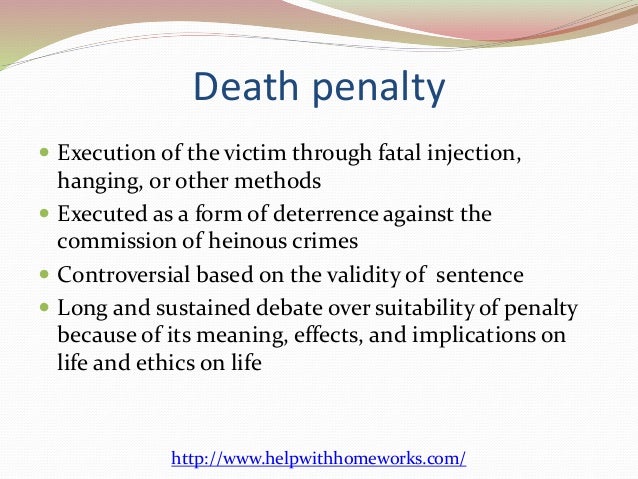 Death penalty