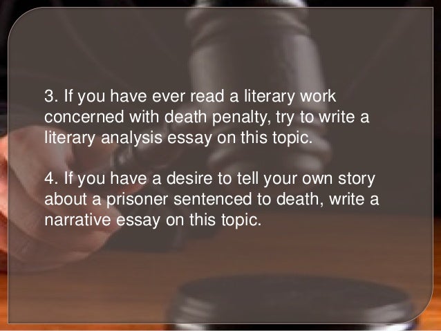 narrative essay on death best death penalty essay ideas defeat the narrative essay about death