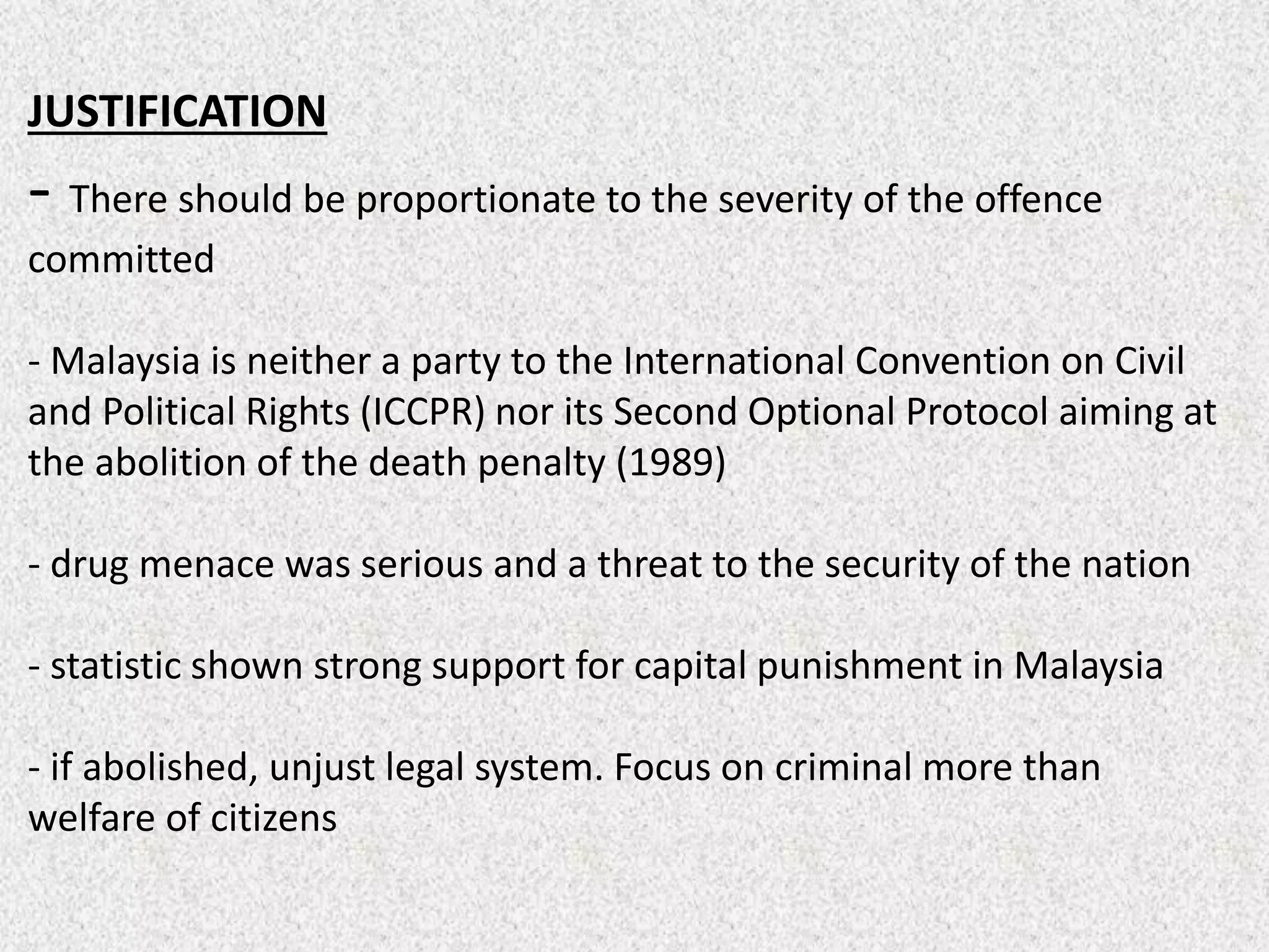 Death penalty in goals of punishment | PDF