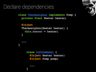 Declare dependencies
 