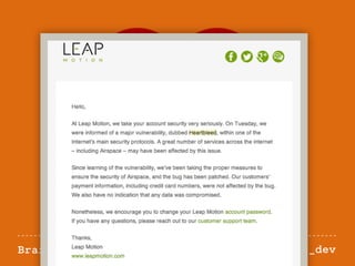 Braintree_Dev. @cbetta | @braintree_dev 
 