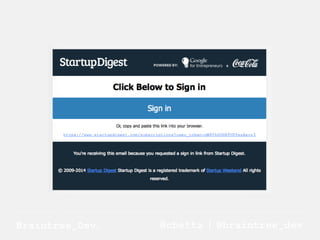 Braintree_Dev. @cbetta | @braintree_dev 
 