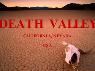 DEATH VALLEY CALIFORNIA/NEVADA USA 