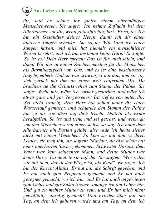 Ein christ sein, der einen moslem datiert