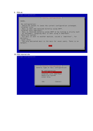 9. Pilih ok

10. Pilih internet site

 