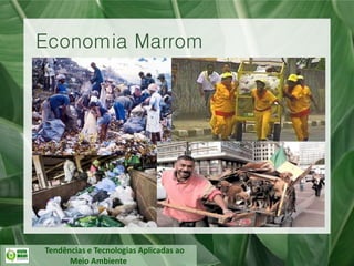 Tendências e Tecnologias Aplicadas ao
Meio Ambiente
Economia Marrom
 