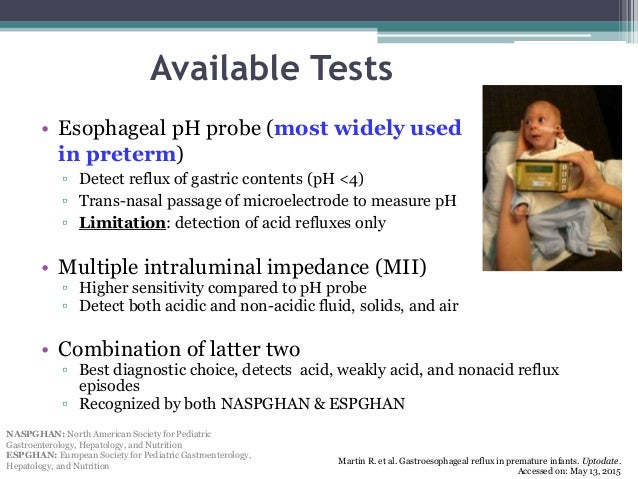 Gastroesophageal Reflux in Preterm Neonate