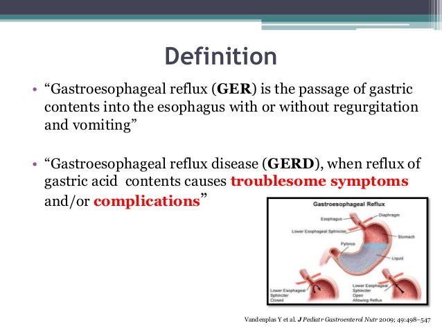 Gastroesophageal Reflux in Preterm Neonate