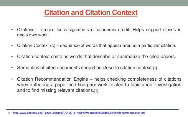 words citation