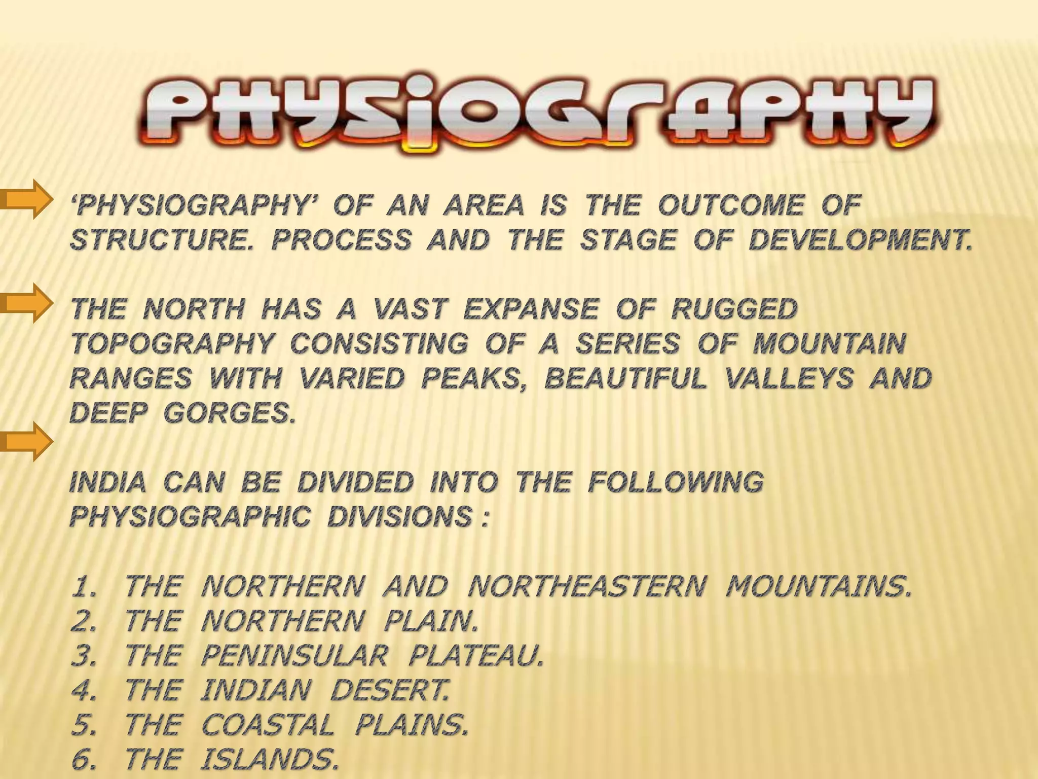 Physiography Division of India | PPT