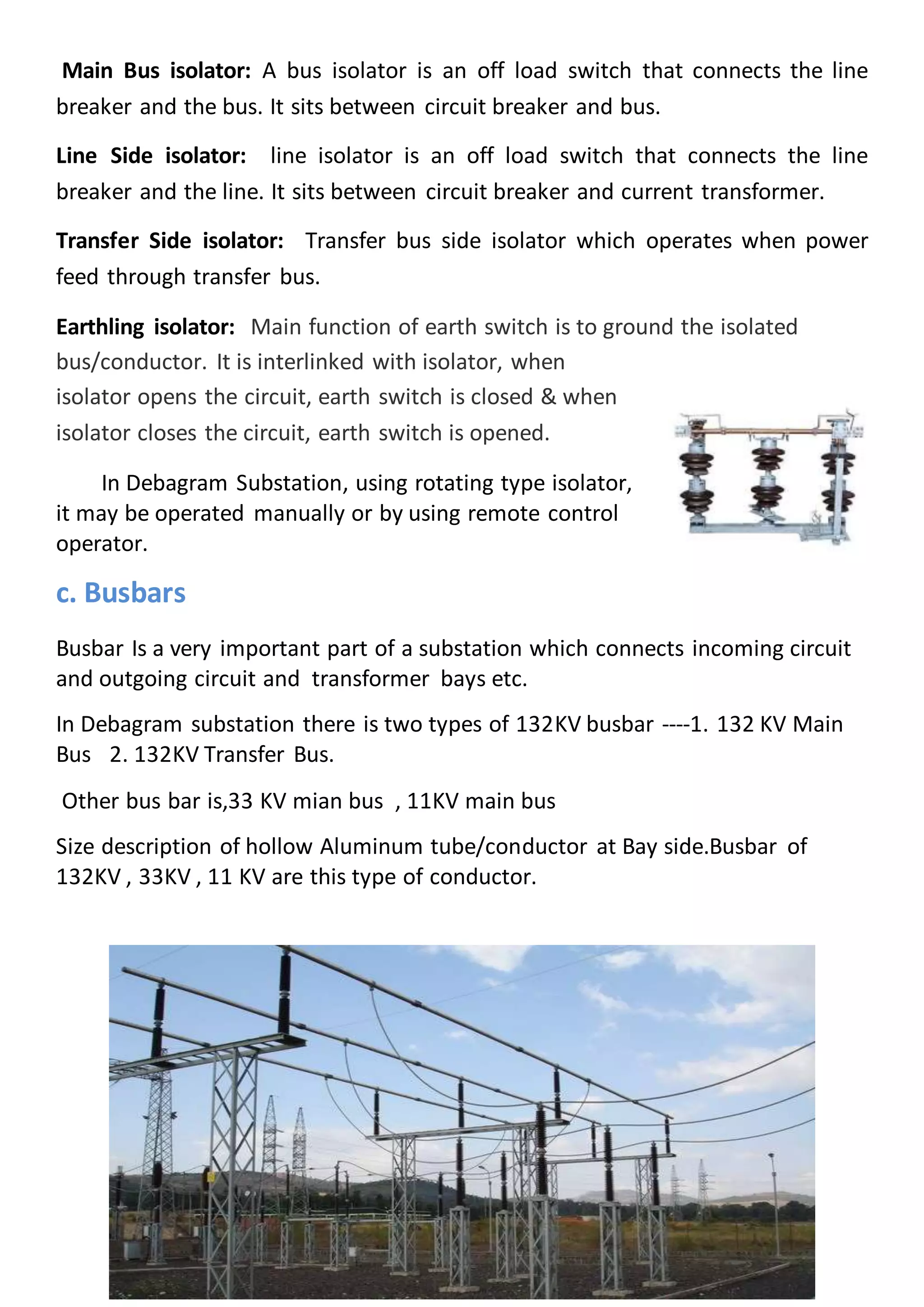 132 kv sub-station, power transmission | DOCX
