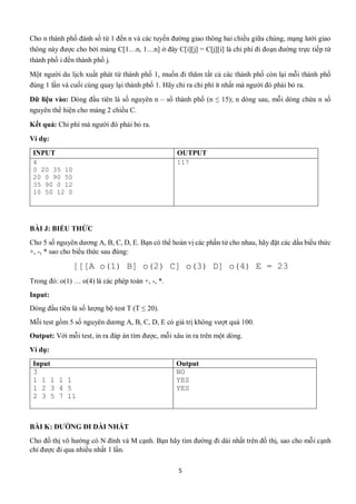 bài tập cấu trúc dữ liệu 1 | PDF