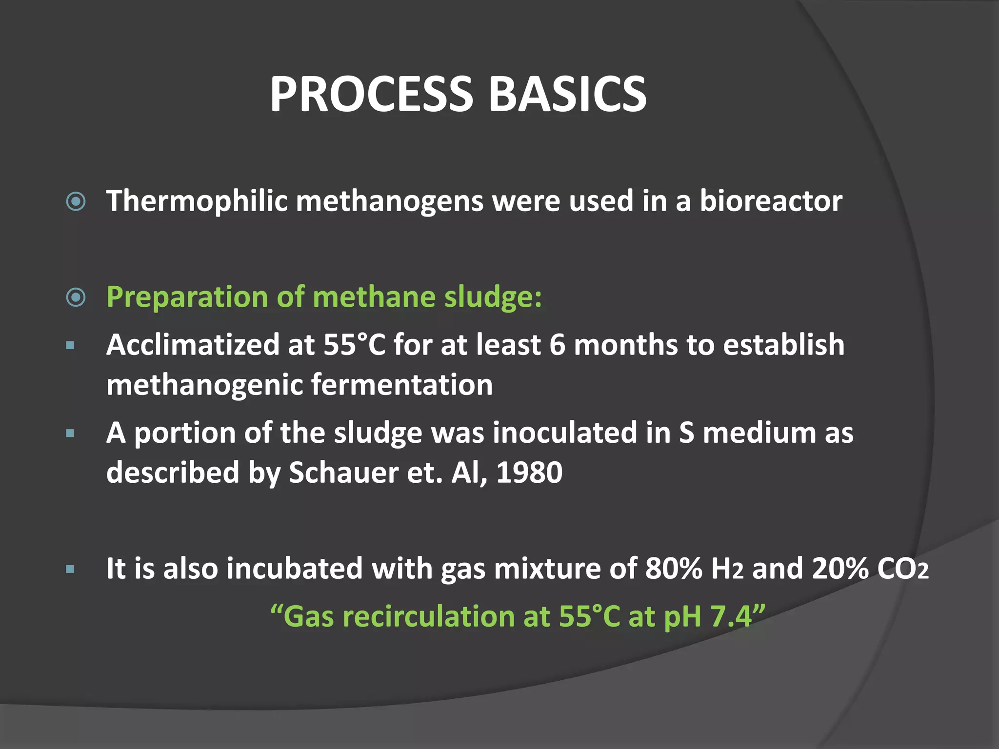 Methane production from Hydrogen | PPTX