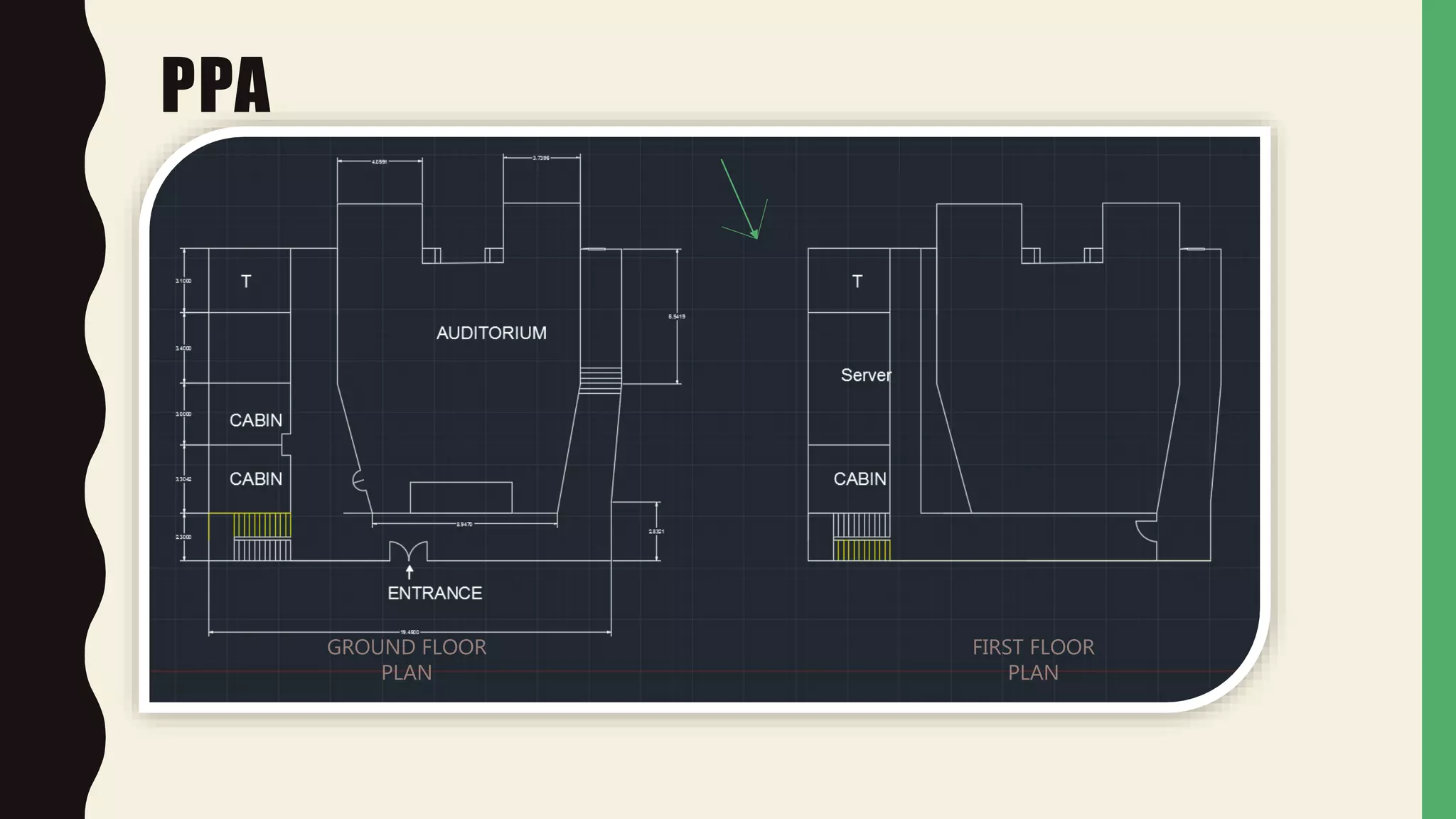 PPA
GROUND FLOOR
PLAN
FIRST FLOOR
PLAN
 