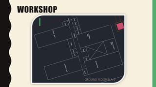 WORKSHOP
GROUND FLOOR PLAN
 