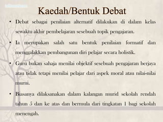 Debat | PPT