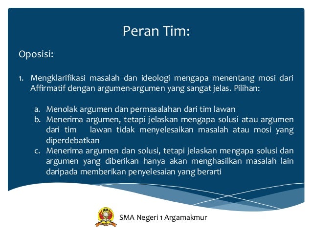 Contoh Soal Pilihan Ganda Debat Bahasa Indonesia - Berbagi Contoh Soal