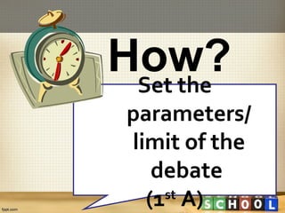 Debate Setting Fact Debate | PPT