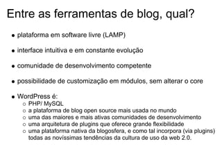 Debate dos CMSs Livres