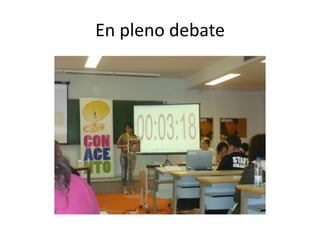 En pleno debate