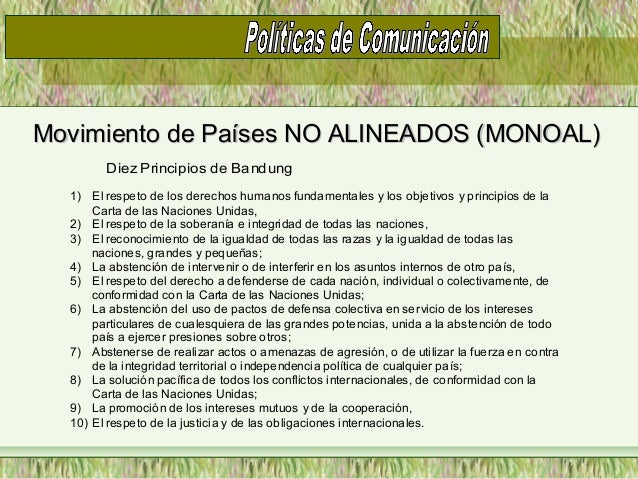 El debate internacional - Su contexto