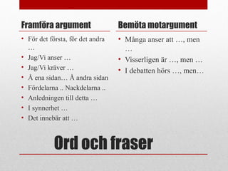 Debattartikel | PPT