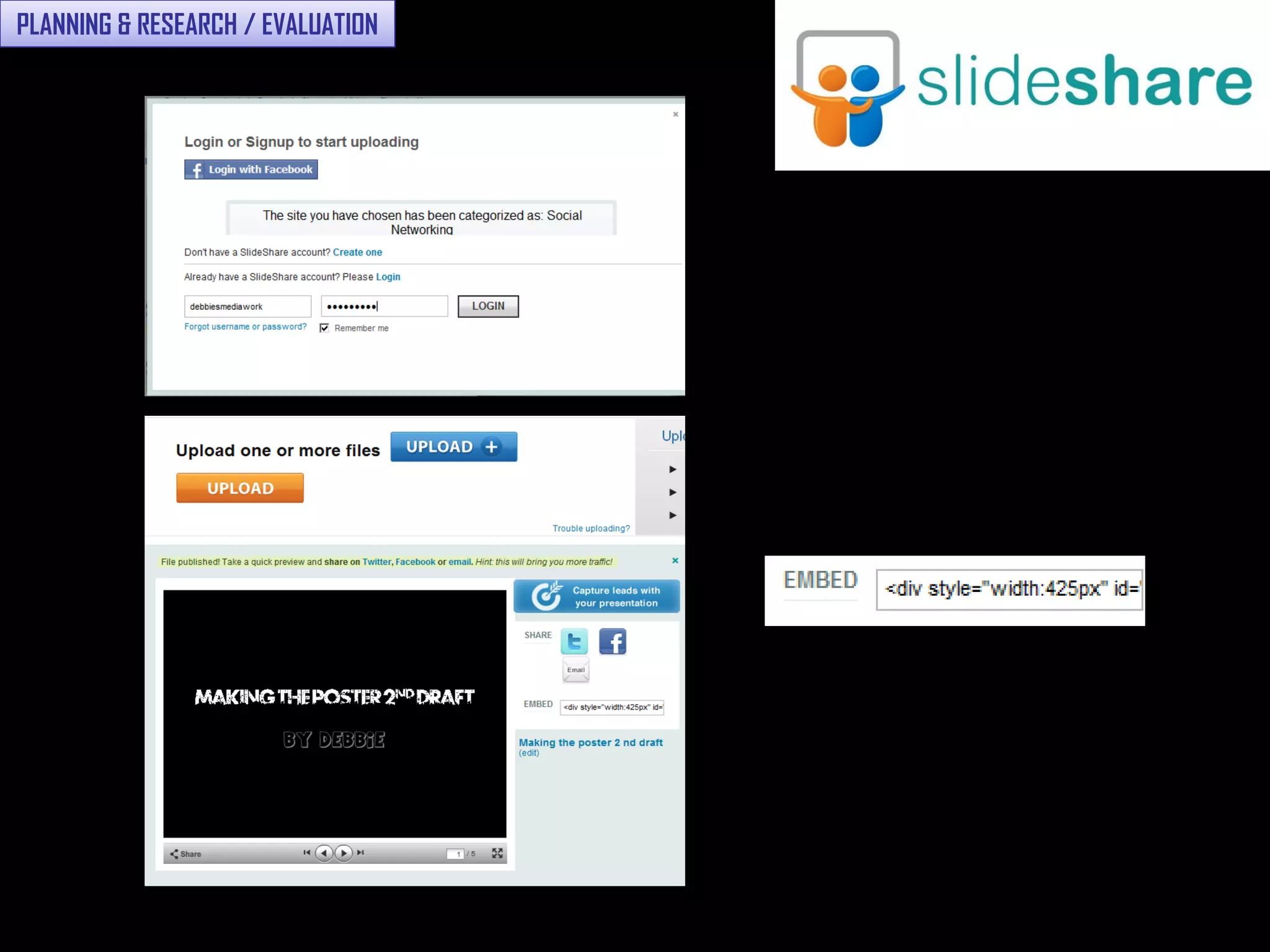 PLANNING & RESEARCH / EVALUATION
 
