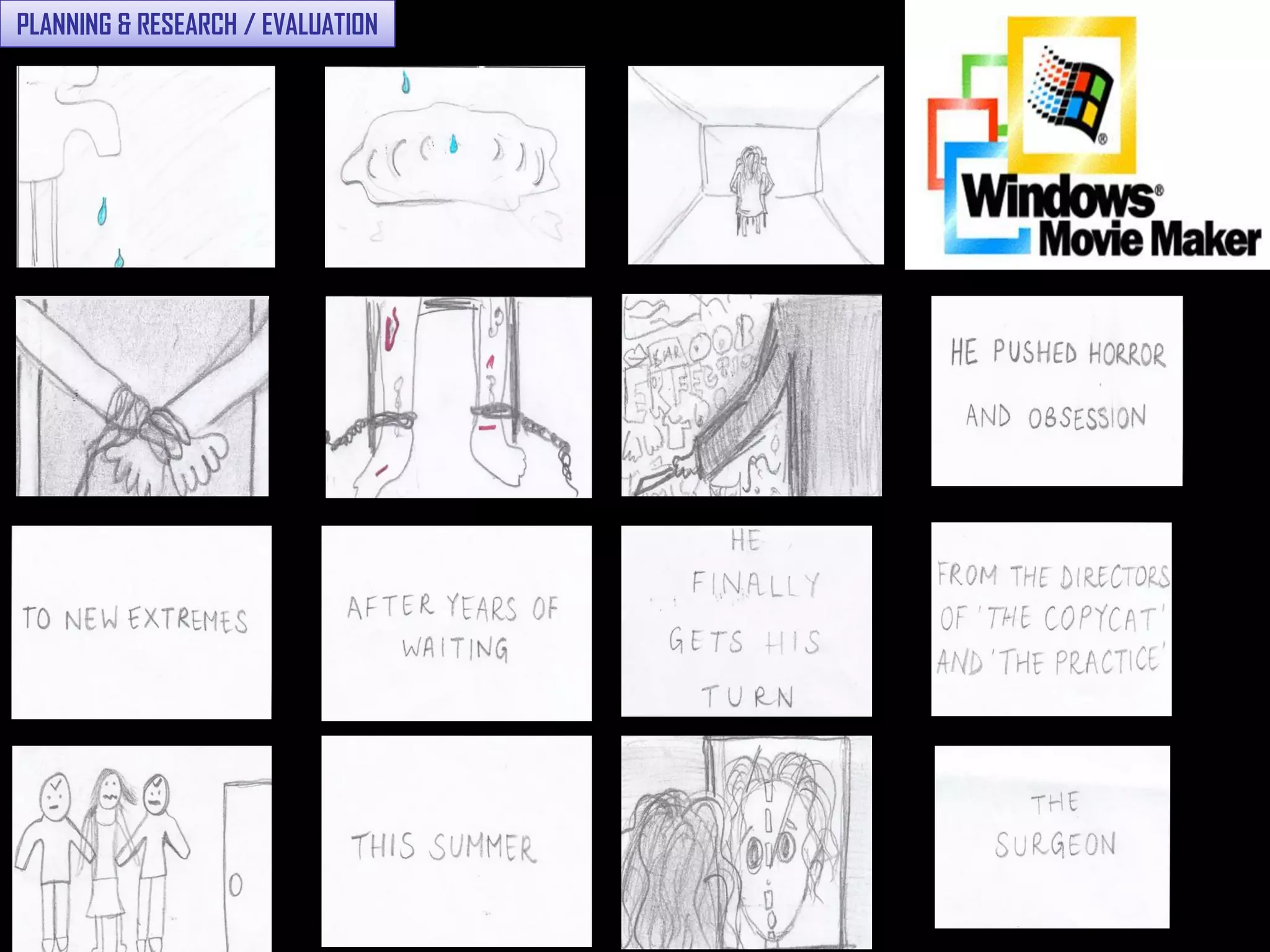 PLANNING & RESEARCH / EVALUATION
 